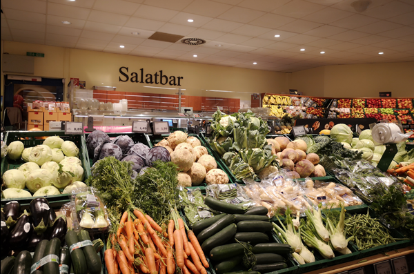 EDEKA Guttkuhn, Fehmarn, Marktbummel, Obst- und Gemüseabteilung