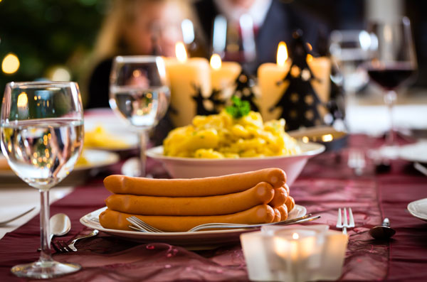 EDEKA Sven Krause, Fehmarn, Blog, Kartoffelsalat, Kartoffelsalat und Würstchen, Kartoffelsalateinmaleins, Weihnachten, Festessen