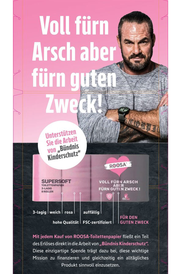 EDEKA Sven Krause, Fehmarn, Blog, ROOSA, Toilettenpapier, Carsten Stahl, Kinderschutz, Stoppt Mobbing, Meet & Greet