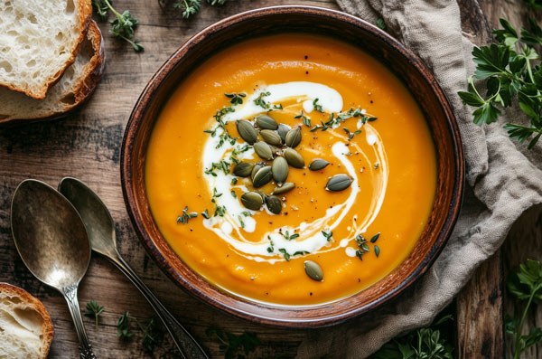 EDEKA Sven Krause, Fehmarn, Blog, heiße Herbstsuppen, Suppen, Herbst, Kürbis, Eintopf, Ingwer