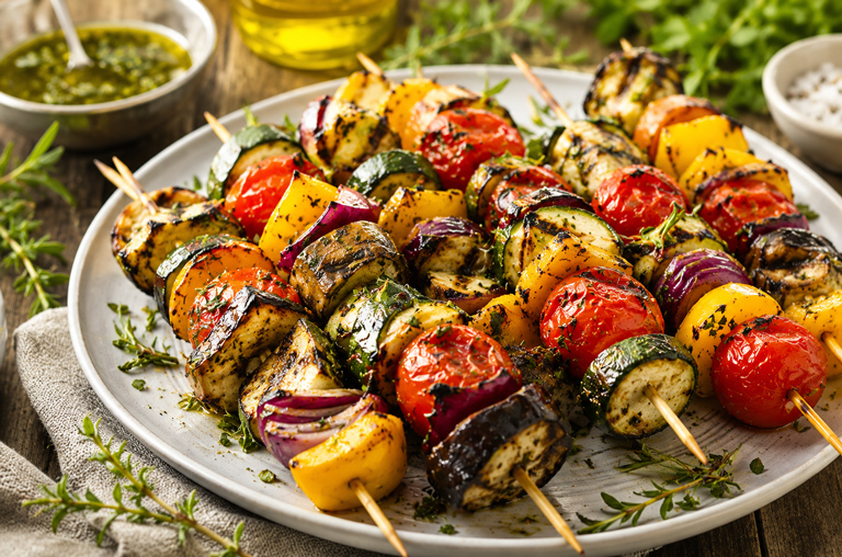 Vegetarisches WM-Grillvergnügen